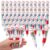 Moinchore 100 Pcs Baseball Party Favors Baseball Pens Bulk Mini Multicolor Pens in One Cute Fun 4-in-1 Pen Bulk 0.5mm Ballpoint Pen, Cute 3D Topper for Birthday Gifts Teacher Supplies