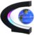 MOKOQI Magnetic Levitating Globe with LED Light, Cool Tech Gift for Men Father Boys and Girls, Birthday Gifts for Kids, Floating Globes World Desk Gadget Decor in Office Home Display (Blue)
