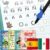 MoLingvora Magic Tracing Practice Workbook – 4 Trace Trek, Spanish, Big