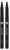 MOLOTOW Blackliner Pen, .1mm Tip, Black Permanent Ink, 1 Each (703.202) (Pack of 2)