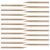 MOLUCKFU 120pcs Hexagonal Short Wooden Pencils for Writing and Drawing, 3.5 Inch Natural Wood Lead Pencils with Strong Resilience and Comfortable Hold, for Back to School and Office Use