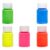 MOLUCKFU 5pcs Glow the Dark Pigment Powder Neon Fluorescent Paint for DIY Crafts and Nails, Long-lasting Plastic Luminous Paint, Easy to Apply for Halloween and Clubbing Events