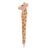 MOLUCKFU Wooden Carved Giraffe Gel Pen Novelty Orange Wood Writing Tool