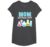 Mom Birthday Crew Science Theme Birthday Party Science T-Shirt, Girls, Dark Heather Grey, X-Small
