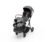MOMFANN Wagon Stroller for Baby and Pet, Convertible Stroller Wagon with Detachable Pet Basket & Infant Seat, 5-Point Harness, All-Terrain Wheels, Pet Hair Resistant Canopy & Basket, Compact Fold-Grey
