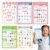 MOMOTONX 6 Pack Kids Pretend Play Notepads for Girls
