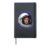 Monkey Astronaut I Scifi Space Children Chimpanzee Monkeys Hardcover Journal, Black