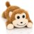 Monkey Stuffed Animal, Small Weighted Plush Huggable Toys Cute Plushies