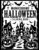 Monochrome Halloween Coloring Book: 50 Bold & Spooky Halloween Designs with Haunted Houses, Pumpkins, Ghosts, Witches and More | A One Color Coloring Book for Adults & Teens