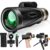 Monocular-Telescope 80×100 High Powered Monoculars High Definition for Adults High Powered with Smartphone Adapter Telescope Hunting Wildlife Bird Watching Travel Camping Hiking