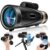Monocular Telescope 80×100 HD Monoculars for Adults with Tripod & Phone Adapter, Monoculars for Stargazing Camping HikingTravel-Black