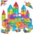 MONOCUS 100PCS Magnetic Tiles STEM Building Toys Set