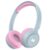 Monster Cute SK100 Kids Bluetooth Headphones, 85/94dB Safe Volume Limited, 60 Hours Playtime, Bluetooth 6.0, On-Ear Toddler Headsets with Built-in Mic, Lightweight Wireless Headphones for Kids, Pink