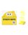Monster Pop-Up Sticky Notes, Transparent Sticky Notes Glitter (Yellow)