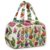 Montchui Watercolor Tulip Travel Toiletry Bag, Colorful Flower