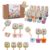 Montessori ABC Learning Toys for Kids, Wooden Matching Games for Toddlers 3-5 – Letter & Flower Matching Alphabet Puzzles with Storage Bag, Fine Motor Skills Toys Gift for Girls Boys 3+ Years Old