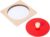 Montessori Baby Toys Play Kit Montessori Mirror Peekaboo Knob Puzzle, Medium Spinning Drum and Rainbow Fabric Ball Kit Toys for6-12Months Toddlers (Mirror Peekaboo Knob Puzzle)
