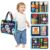 Montessori Busy Board & Busy Book with 20+ Learning Activities, Sensory Activity Toy for Fine Motor Skills, Montessori Learning Toy, Quiet Travel Toy for Airplane & Car, Birthday Gift