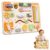 Montessori Busy Board for Toddlers, Wooden Sensory Toys, Preschool Learning Activities for Fine Motor Skills Travel Toy, Basic Life Skills Educational Gifts for 1 2 3 Years Old Kids Boys Girls (Green)