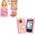 Montessori Busy Board (Pink) + Kids Phone Toys(Pink)