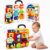 Montessori Busy Board Toys, 30-in-1 Life Skills Sensory Learning Toy, Fine Motor Skills Activity Board, Self-Care Educational Toy for Logical Thinking, Birthday Gift for Boys & Girls