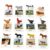 Montessori Farm Animal Matching Game, 12PCS Realistic Farm & Poultry Animal Figurines with Flash Cards, Preschool Educational Learning Toys for Toddlers Kids, Homeschool Language Sensory Toy