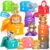 Montessori Learning Toys for 1,2,3 Year Old Toddlers, 20Pcs Animal Preschool Sensory Toys for Counting, Matching, Sorting & Fine Motor Games, Christmas Birthday Easter Gift for Baby Boys & Girls