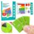 Montessori Magnetic Fraction Demonstration Book for Math Mastery Mathematics Wooden Fraction Book for 4-5th Grade Kids