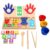 Montessori Math Learning Toy for Kids 3-7 – Wooden Counting Board with Beads, Number Blocks & Cards – Preschool STEM Educational Toy for Addition, Subtraction, Sorting & Fine Motor Skills