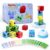 Montessori Puzzle Game for Kids – Wooden Face Changing Magic Cube Game, Educational Face Changing Cubes, 3+ Years (64 Cards, 16 Blocks, 1Bell)