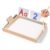 Montessori Sand Tray for Kids,Writing Play Sand Tray with Lid for Classroom Practice Writing Letters and Numbers (White, Large)