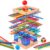 Montessori Wooden Board Game for Kids 4-6 with 48 Sticks and 12 Balls