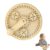Montessori Wooden Busy Board DIY Accessories – Hanrd Crank Gear-Early Educational Wooden Toy-Sensory Materials for Kids-Activity Fidget Board Parts for Fine Mortor Skills