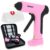 MONVICT Pink Cordless Hot Glue Gun,10s Quick Heat Smart Auto Shut-off