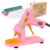 MONVICT Pink Hot Glue Gun Kit, Mini Glue Gun with Suction Cups Stand