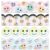 Mooliwe 80 Pcs 91.8 ft Composition Smile Face Classroom Bulletin Board Borders Pastel Bulletin Board Trim Scalloped Back to School Borders Decorations for School Blackboard Chalkboard Desk