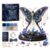 Moon Cat Luna Guardian DIY Bead Kit, 3D Beaded Celestial Moon & Stars Series DIY Kit, Tiny 3D Beaded Moons Cat Luna Guardian Craft Kit, Handmade Magical Cat Kit for Beginner, Home Decor (B1PC)