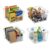 MOONEDGE 4-Pack 12x12x7 Extra Large Clear Plastic Storage Bins with Handles