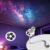 Moon Galaxy Night Light LED Starry Sky Lamp with 360 Degree Flexible Gooseneck, USB Powered Galaxy Light for Home Decor Sleep Mood Lighting，5 Patterns