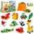 MOONTOY 159PCS Large Building Blocks for Kids Ages 4-8, 9 in 1 Animal Kids Building Toys, Educational Toys with Storage Bag, Compatible with Major Brands, Preschool Birthday Gift for Boys Girls