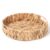Moosky Round Wicker Woven Tray, Rattan Serving Trays with Handles, Water Hyacinth Basket for Home Decorative & Organizing, Coffee Table Tray (Natural, 11″ x 2.3″)