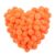 MORFEN 150 Pieces Pom Poms, 1 Inch Orange Craft Pom Poms, Fuzzy Pompom Puff Balls, Small Pom Pom Balls for Party Home Decorations, DIY Arts, Crafts Projects for Family