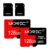 MORIC 2 Pack 128GB Micro SD Card with Adapter High Speed Memory Card,C10 A1 for Camera/Dash Cam/Smartphone/Tablet/Drone