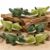 MorisMos Alligator Stuffed Animals Set, 6PCS Plush Alligator Toys for Kid
