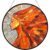 Mosaic Girl Stained Glass Style DIY Puzzle,Handcrafted Window Hanging Decor,Gift for Cat Lovers & Nature Lovers 7.4 in 83 Pieces Irregular Pieces