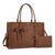 MOSISO Laptop Tote Bag for Women, 17.3 inch Tote Bag with Cup Holder