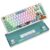 Mosptnspg 75% TKL Wired Mechanical Gaming Keyboard with Knob for PC