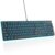 Mosptnspg Wired USB Full Size Keyboard with Numpad for PC Desktop (Black)