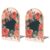 Mother’s Day Bouquet Wood Book Ends Heavy Weighted Bookends