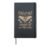 Moth Inspirational Motivational Quote Trust The Magic Hardcover Journal, Black